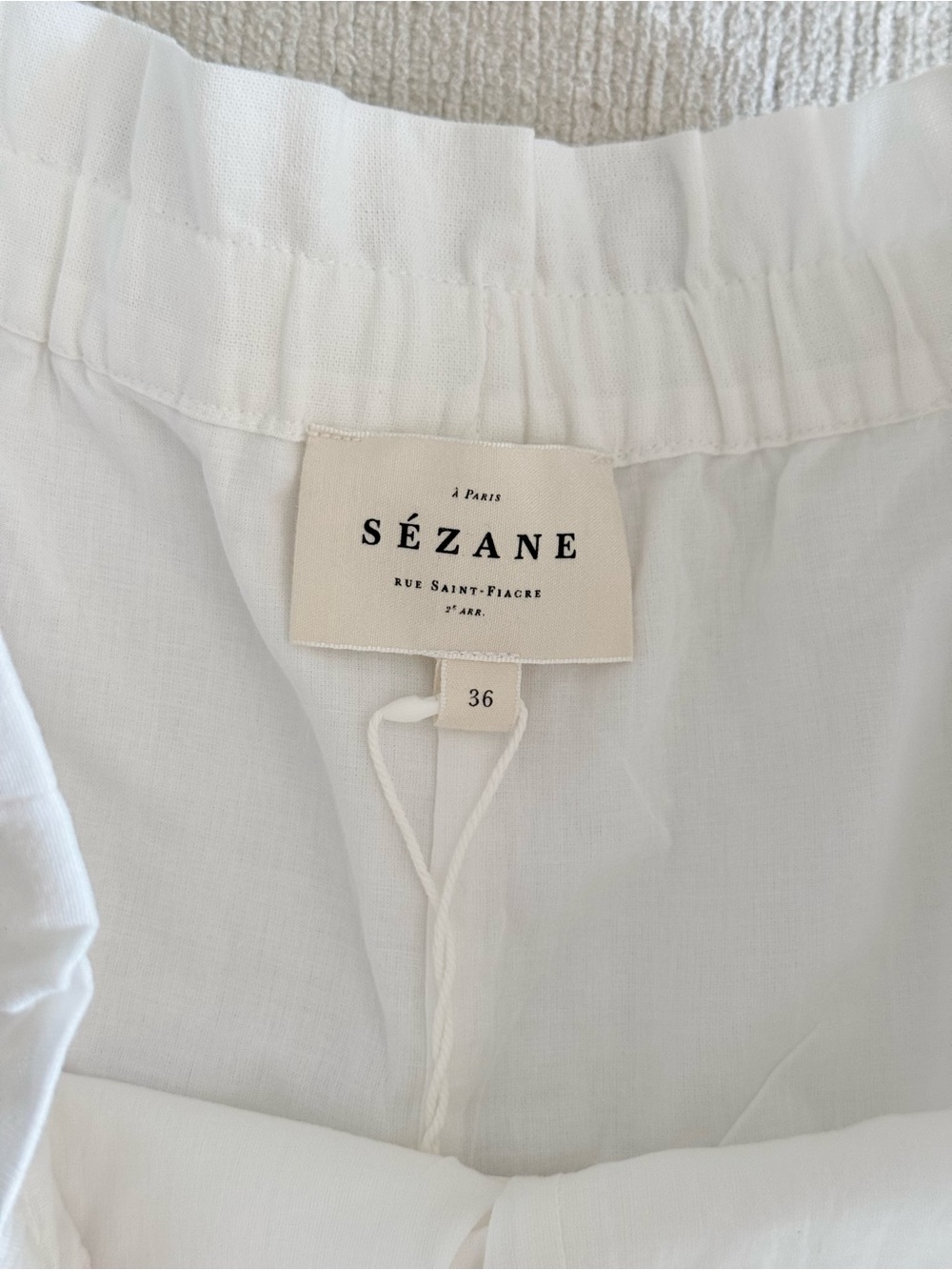 Sezane Math Shorts Pastel Embroidery NWT - Picture 3 of 5